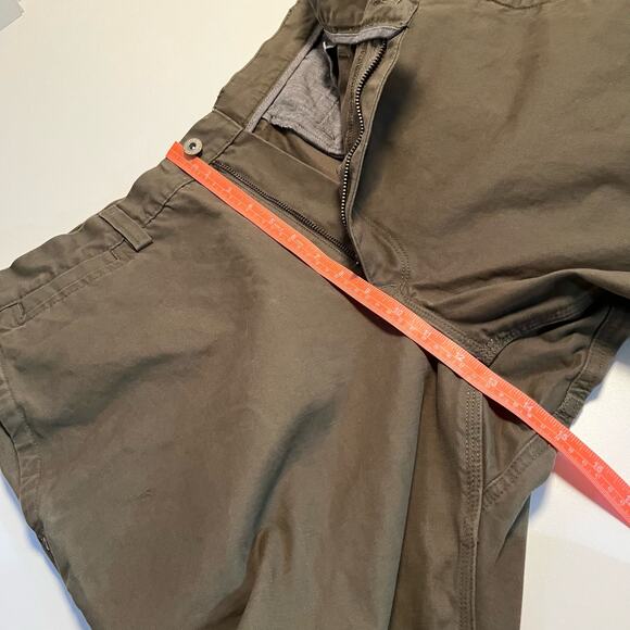Duluth Trading Pants Size 40 x 30 Green Khaki Chino Cotton - Picture 10 of 13